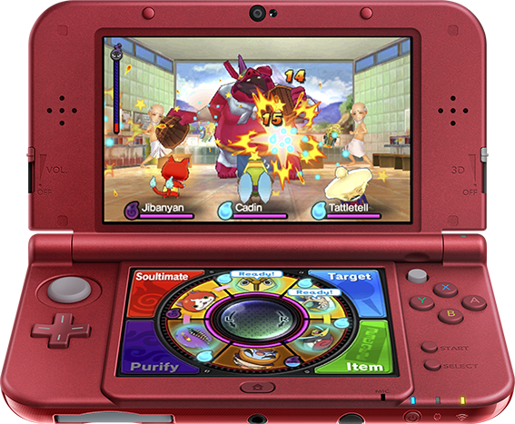 yo-kai watch 3ds battle
