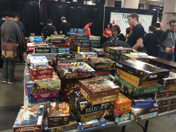 pax south tabletop area