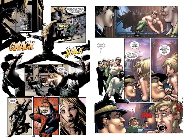 Example of the two different styles