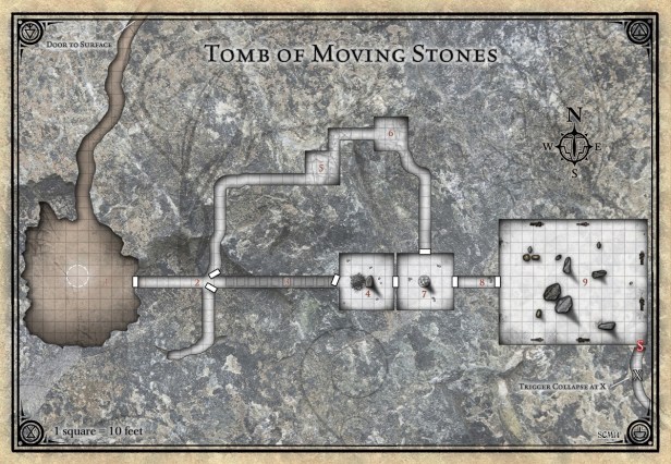 PotA Tomb of Moving stones map