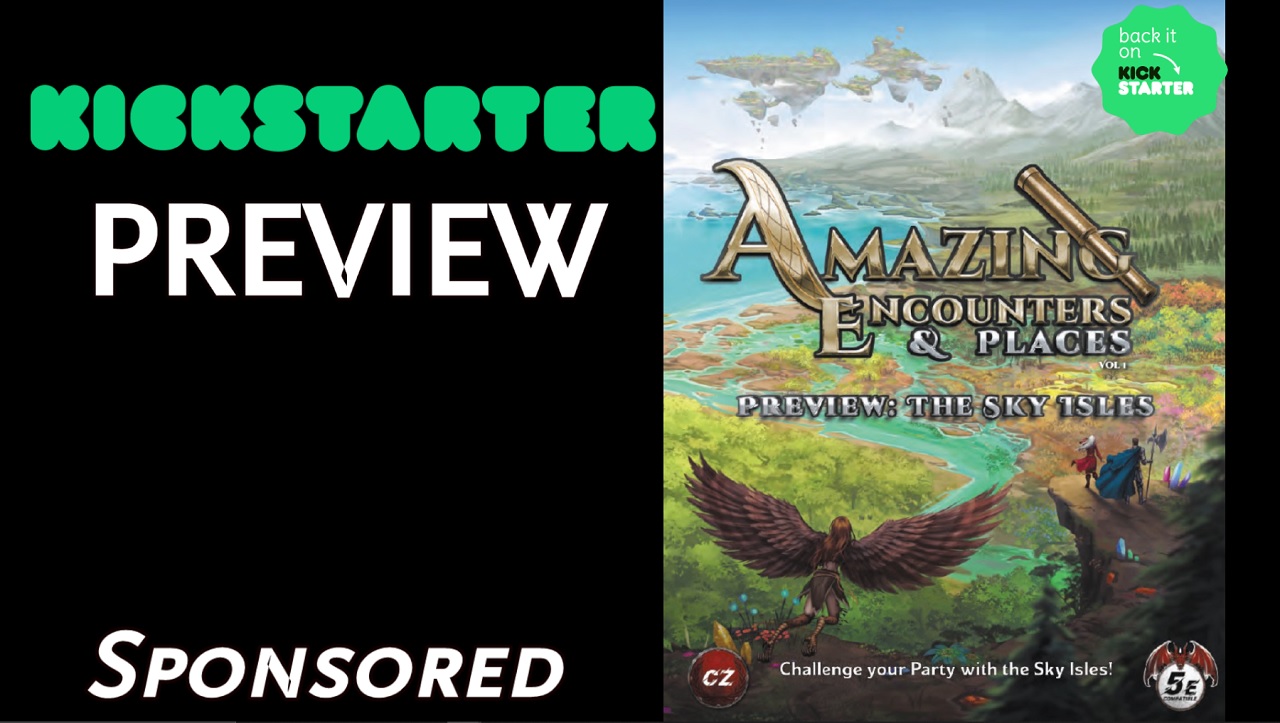 Kickstarter Preview – Amazing Encounters & Places, Vol. 1 – RogueWatson
