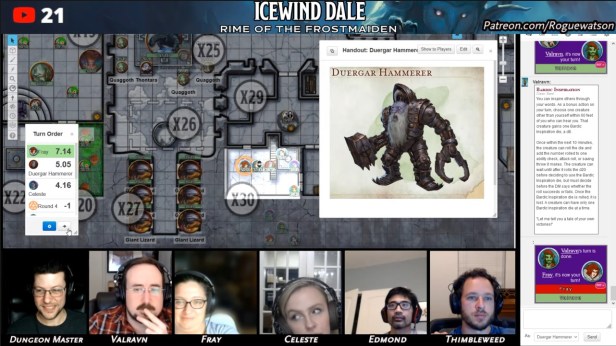 Rime of the frostmaiden session 29 sunblight