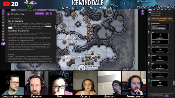 Rime of the frostmaiden session 53 wyrmdoom crag