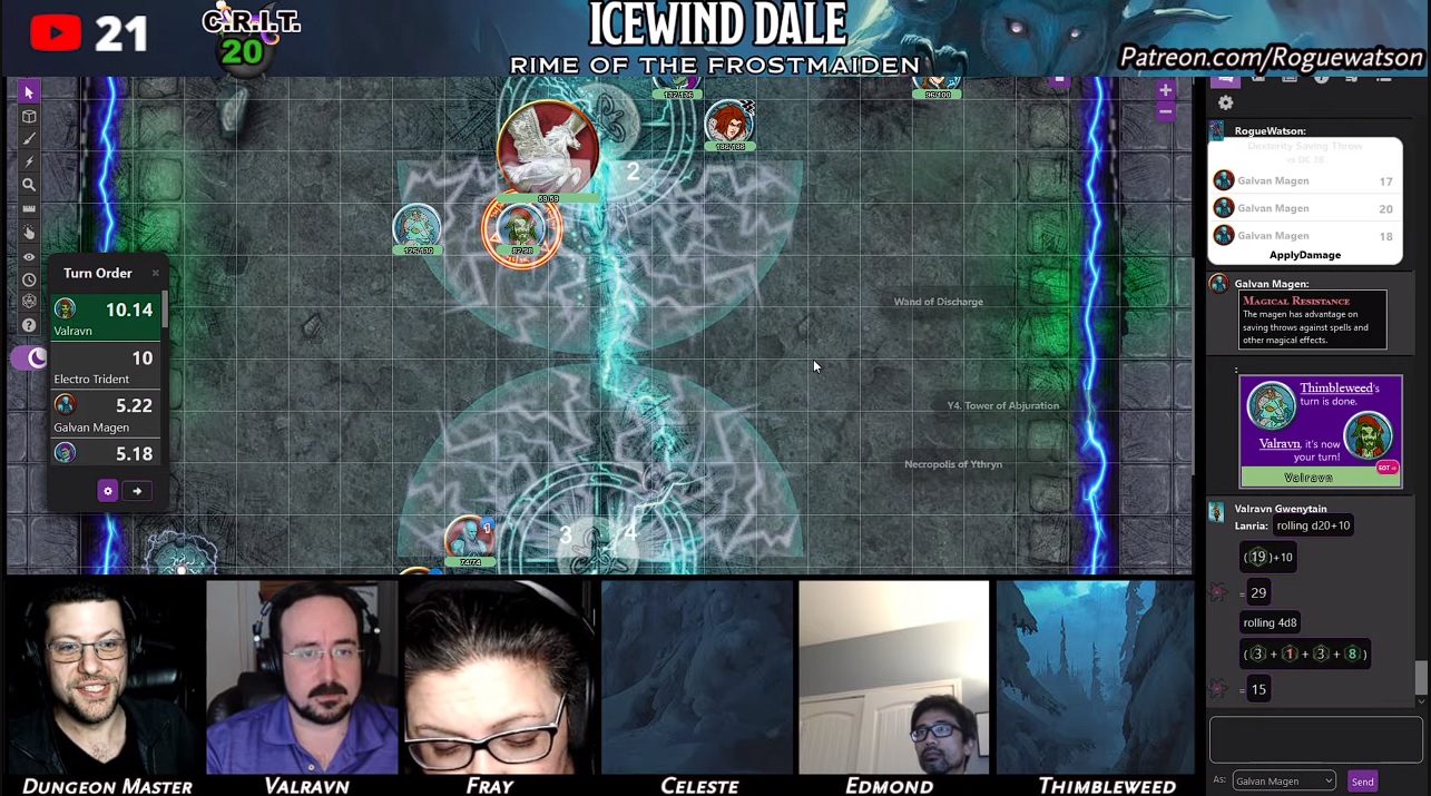 Rime of the frostmaiden session 78 chain lightning stadium