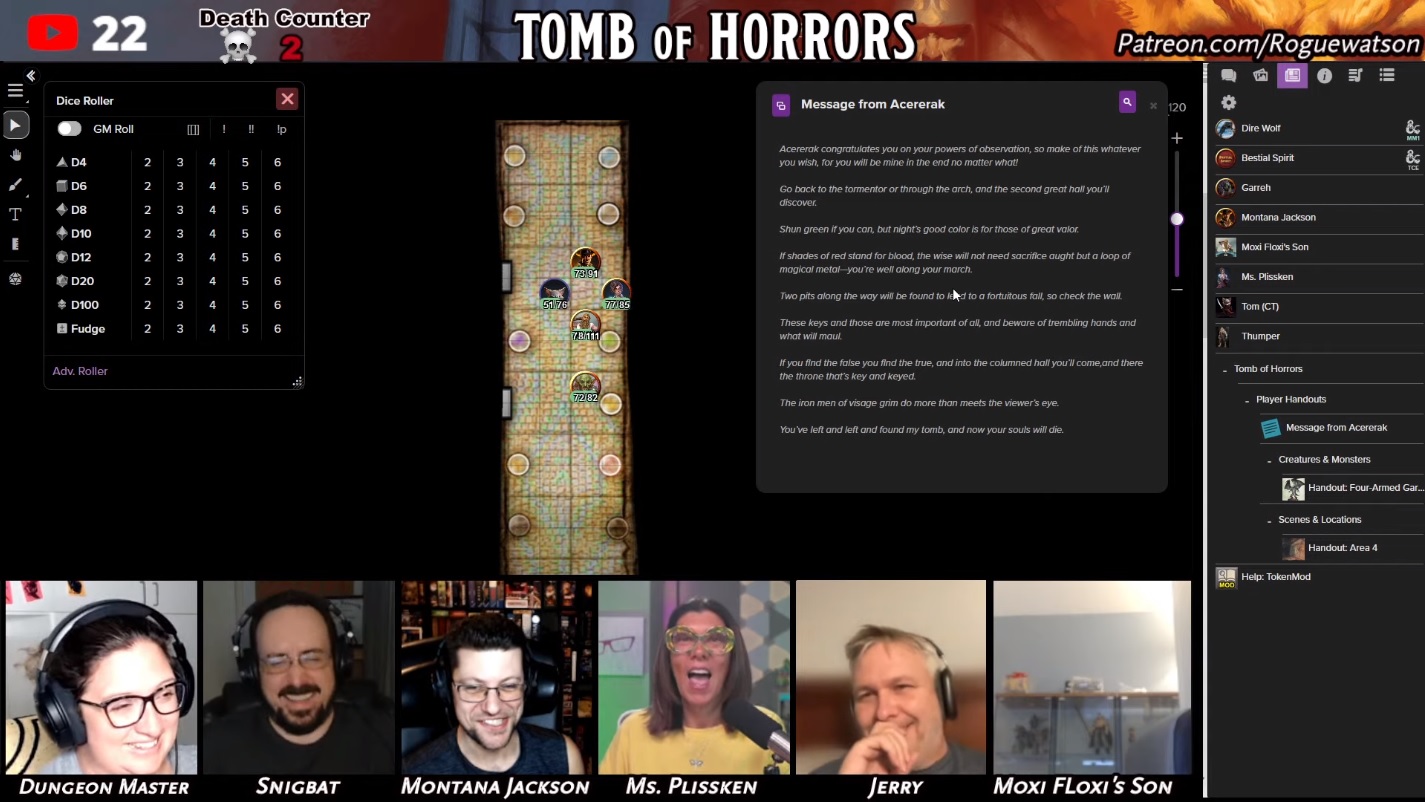 tomb of horrors session 3