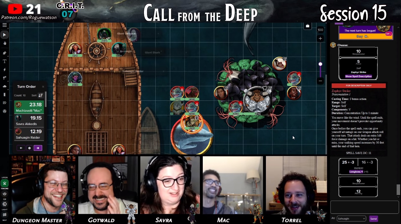 call from the deep session 15 black armada harbor shark