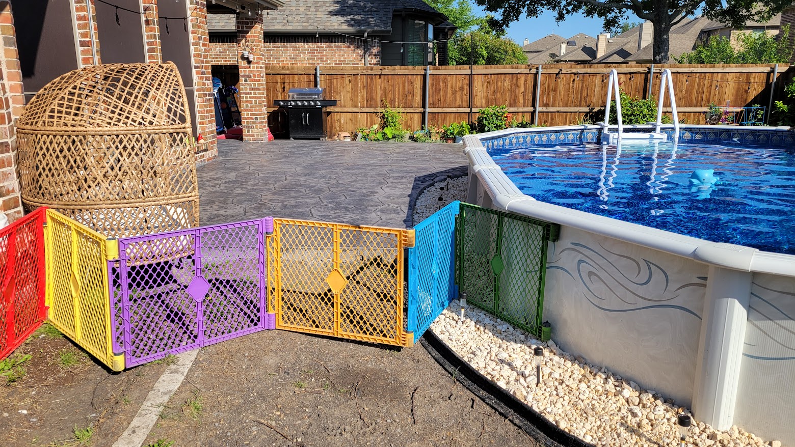 backyard concrete seal