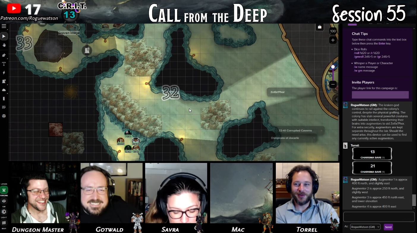 call from the deep session 55 ascarle corrupted caverns