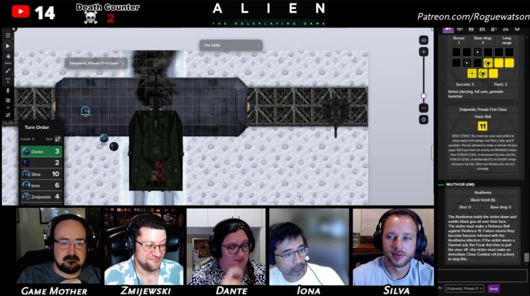 Alien RPG: Destroyer of Worlds Session 6 Recap – RogueWatson