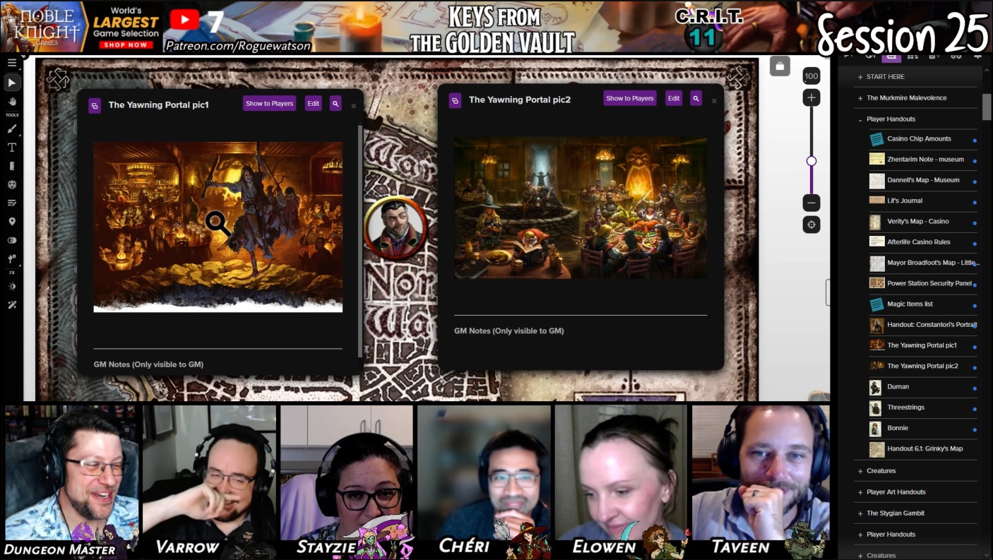 dnd keys from the golden vault